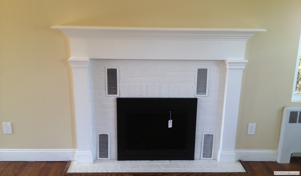 Custom Built Mantel By Bruno Brothers Design & Development & Palermo Flooring Sand & Refinishing Of Floors 3 Coats Waterbase Bona High Traffic