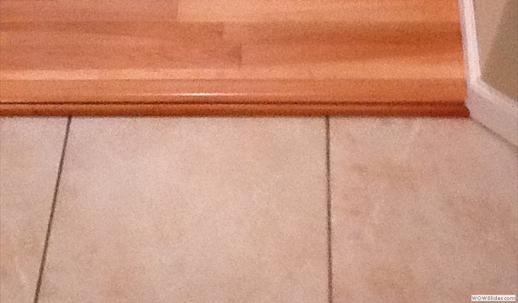 Installation of Double Transition Piece Threshold &  Quarter Round Hauppauge, New York